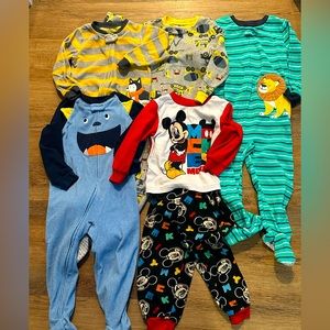 3T Boys Winter Pajamas Bundle